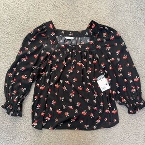 *LAST DAY* NWT Lauren Conrad Floral Blouse